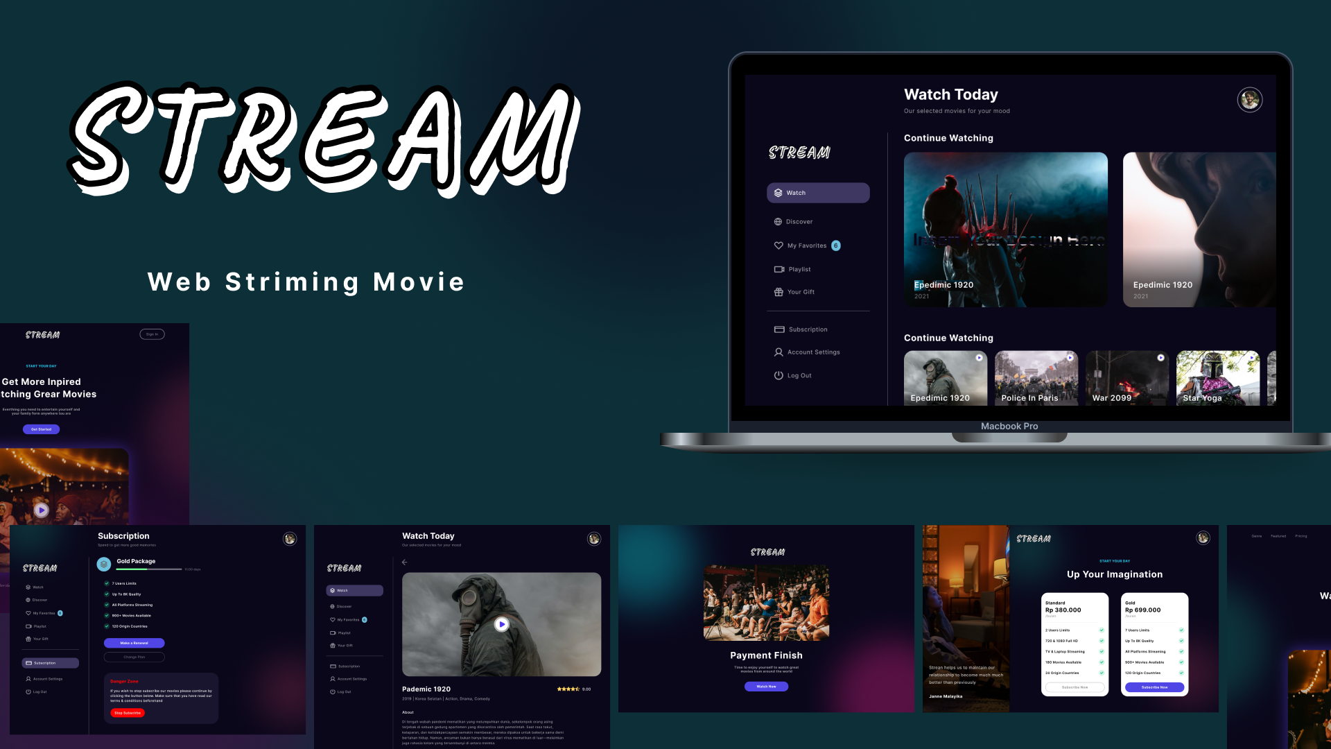 BFlix Streaming Platform Interface